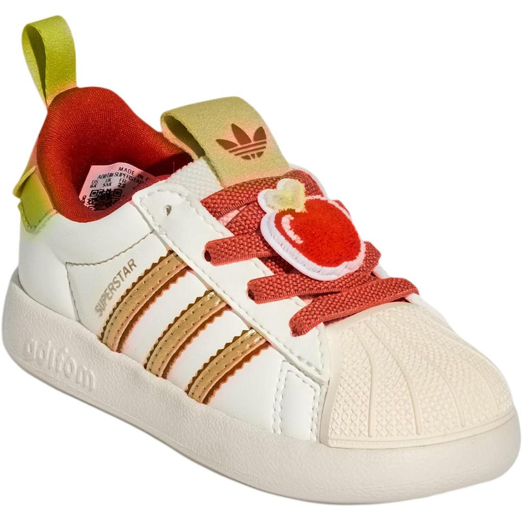 adidas Оригинальные Adifom Superstar 360 Новогодняя версия Удобные Мягкие Низкие Ходячие Кроссовки Детская обувь Han-Jade-White KH5700