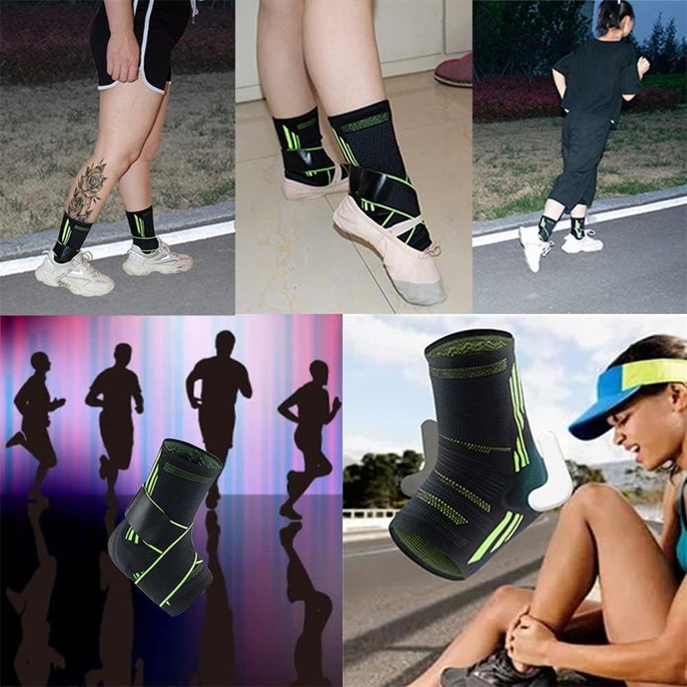 Adjustable Ankle Compression Sleeve Arch Support for Running Hiking Fitness Training