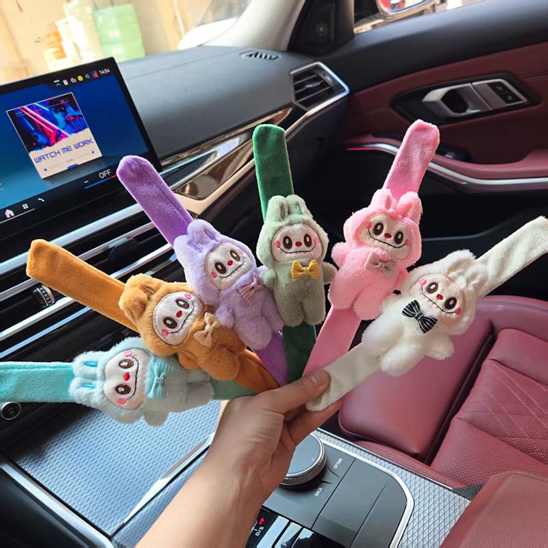 6 ФОТО Мультяшный Лабубу Слэп Снэп Обертывающий Наручный Браслет Милые Забавные Игрушки Детское Украшение для Руки-Кольцо