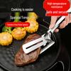 Многофункциональная кухонная лопатка и щипцы из нержавеющей стали для жарки, стейка, рыбы и блинов.