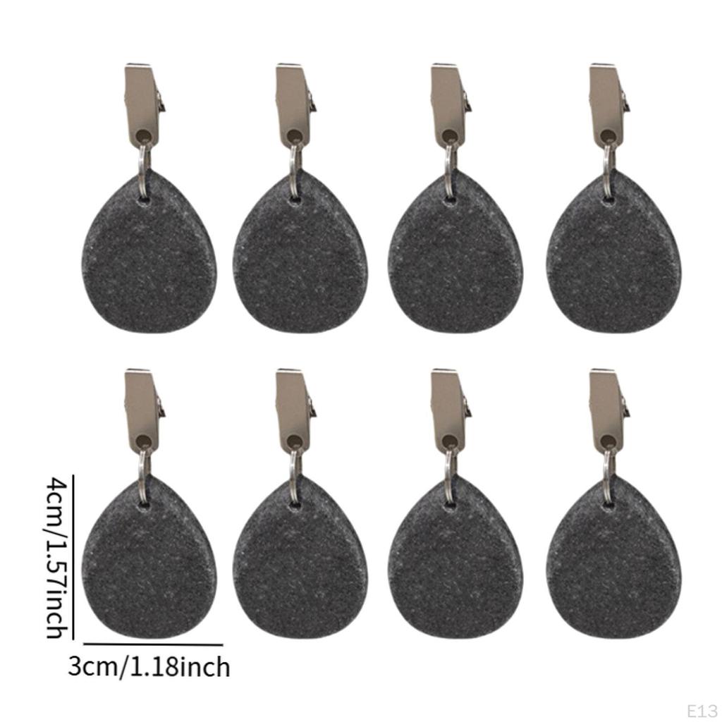 8 штук вешалок для скатертей для вечеринок и пикников из нержавеющей стали