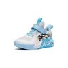 Anta Cement Nemesis Non-Slip Shock Absorption Wear-Resistant Low-Top Basketball Shoes Kids Sneakers White Blue 312329954H-2