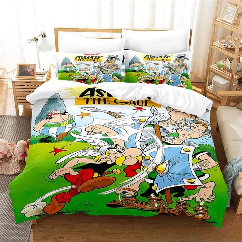 Fashion 3D Print Anime Game Asterix Bedding Set,Girls Adult Single Twin Queen Size,Duvet Cover Pillowcase Bedding Home Textiles