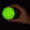 74MM  40 Holes Seniors Tennis Glow in The Dark PE Ball Creative Luminous Pickleball  Indoor Utdoor