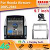 9,7-дюймовый вертикальный экран Tesla Android для Honda Airwave 2005-2010 Автомобильный радиоприемник GPS-навигатор Мультимедийный плеер Carplay