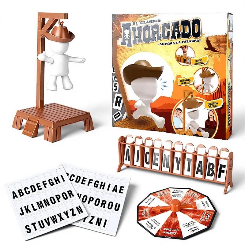 Magnetic Hangman Mystery Word Game Gallows Guessing Word Board Game Desktop Game For All Ages Gathering Party Interactive Toy