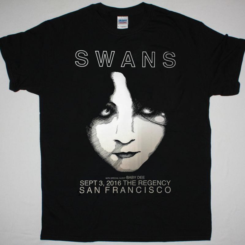 Vintage Swans Band San Francisco Poster Shirt Unisex Concert S to 5XL DO640 Unisex T-Shirt