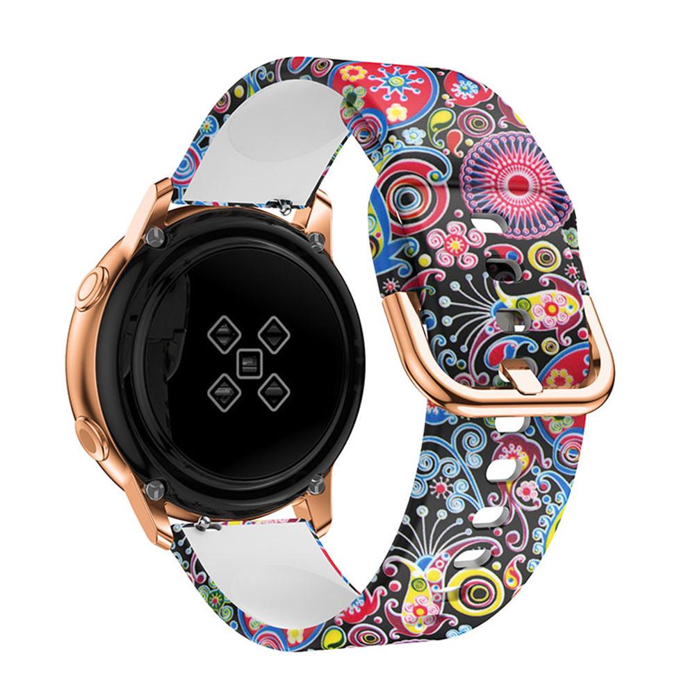 Силиконовый ремешок с принтом 22 мм для Huawei Watch GT2 GT3 GT4 46 мм ремешок для умных часов для Samsung Galaxy Watch 46 мм Gear S3