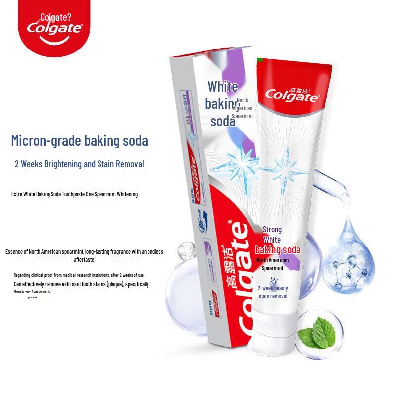 Colgate Мощное отбеливание Зубная паста с пищевой содой и мятой