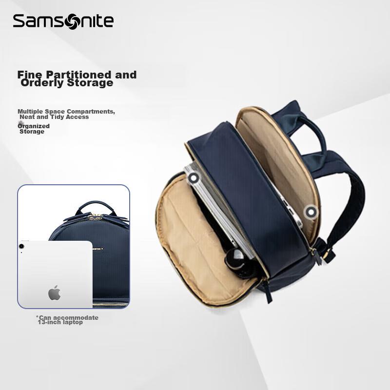 Samsonite (Samsonite) Рюкзак, сумка для 13-дюймового ноутбука, женский рюкзак, школьный рюкзак для студента, простая и модная дорожная сумка TQ4