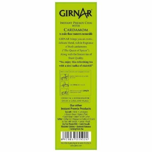 Pack of 2 Girnar Instant Cardamom Tea Premix 10 Sachet Each Pack Fast Shipping