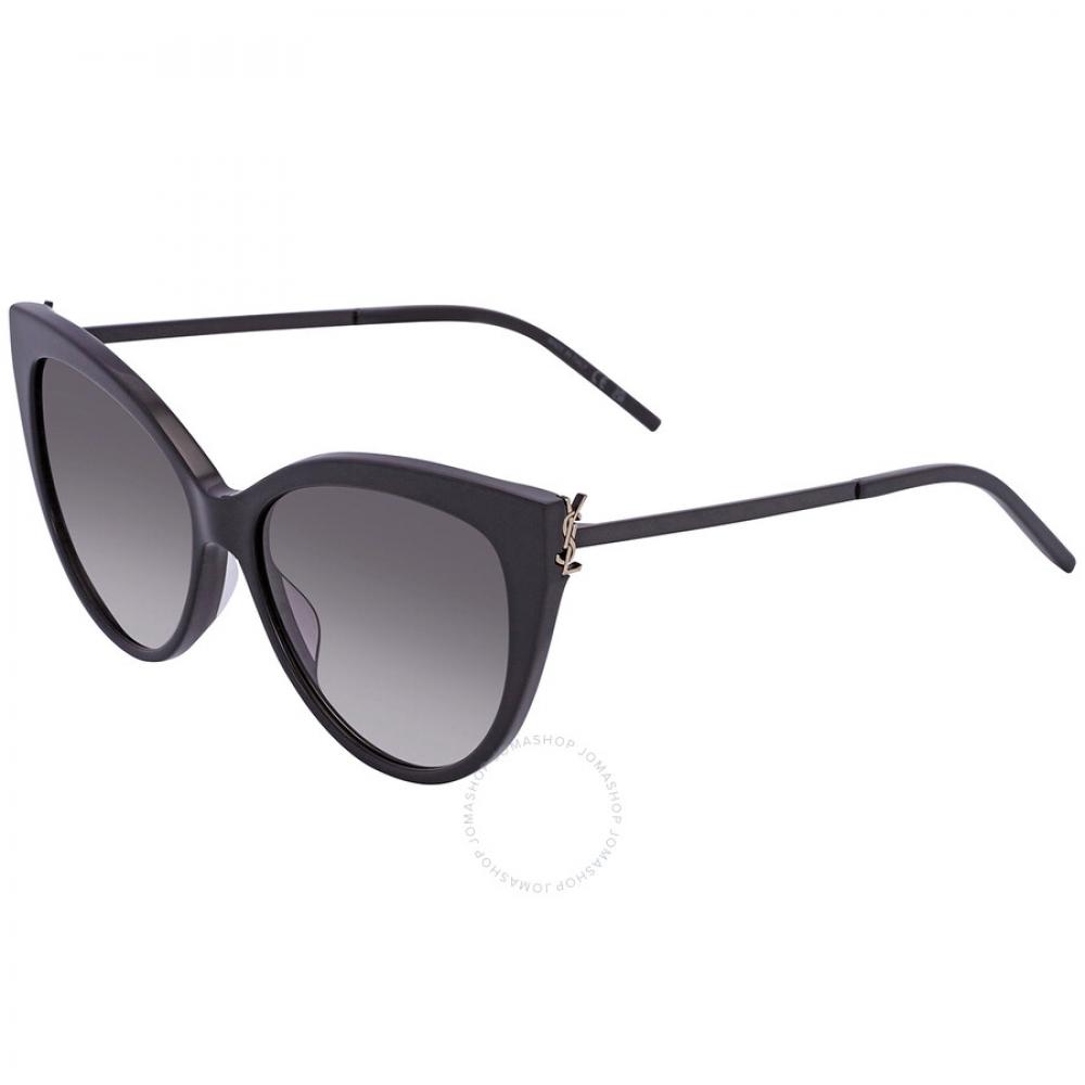 Saint Laurent Smoke Gradient Cat Eye Ladies Sunglasses Sl M48sa 002 56
