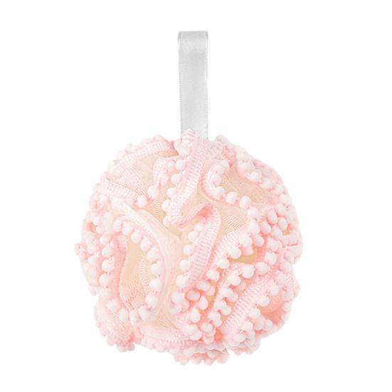 Bath Loofah Soft Gentle Quick Lathering Solid Color Women Men Body Washing Exfoliating Scrubber Shower Sponge Mesh Ball Bathroom Supplies