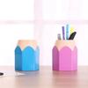 Creative Color Pencil Multifunctional Contrast Pen Holder Creative Student Stationery Desktop Storage Pen Holder