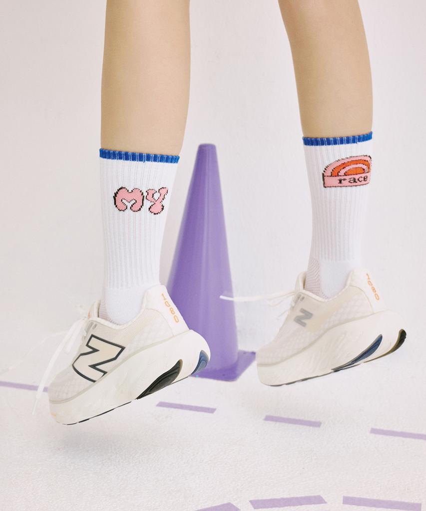 ODDSOCKS [Подарочный набор] Носки для бега Coolmax Crew B, 4 пары - Носки для марафона