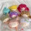 1PC Maruko Head Doll Pendant With Random Hair Clip Cotton Doll Pendant Cute Plush Keychain PP Cotton