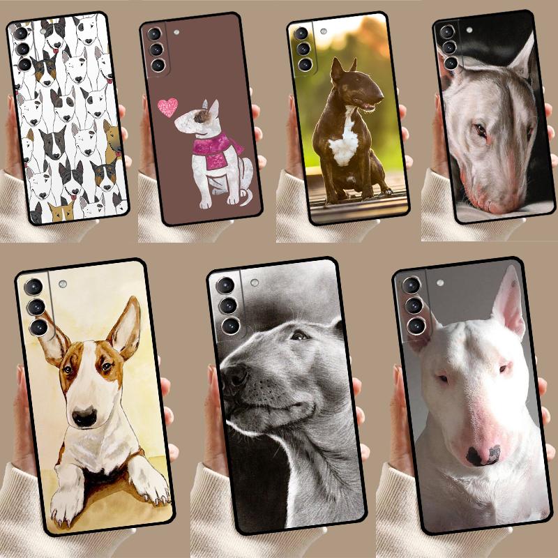 Bullterrier Bull Terrier Dog Case For Samsung Galaxy S24 Ultra S20 S21 FE Note 10 20 Ultra S8 S9 S10 S22 S23 Plus Cover