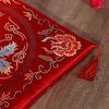 Seat Cushion Washable Tassel Design Chinese Style Embroidered Pain Relief Bay Window Cushion Photo Props