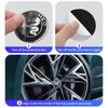 RTKNU1 4Pcs Car Emblem Wheel Hub Center Cap Sticker Rim Badge Cover For Alfa Romeo GT 147 159 166 156 4C Spider Giulia Giulietta Tonale
