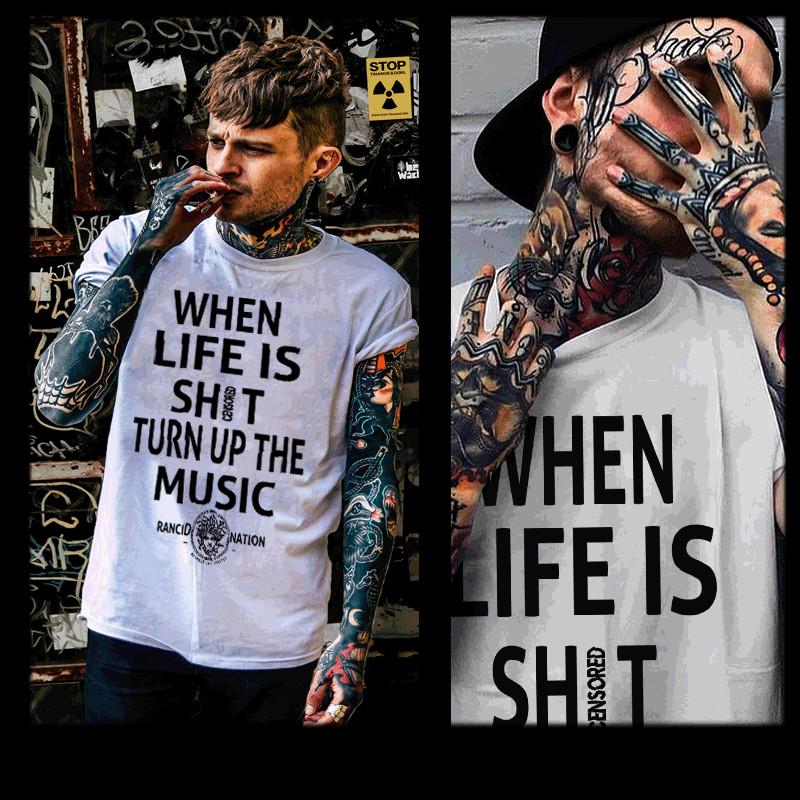 Hip Hop T-shirt Street Hustle Boss Mobbin Gangster Mobster Thug Life Music Tee