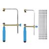 Coping Saw 70mm + 100mm Multifunctional Woodworking Craft Wire Saw with 8 Blades for Construction