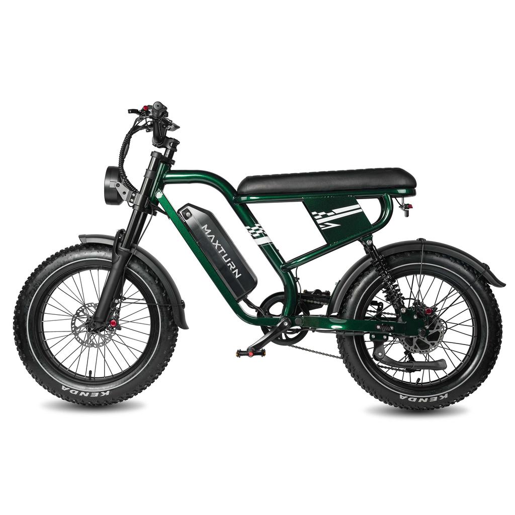 MAXTURN MX10 — это 20-дюймовый городской электрический велосипед, оснащенный двигателем мощностью 500 Вт, предлагающий максимальный запас хода до 70 километров.