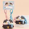 Hanging Decoration Penguin Pandas Pendants Animal Doll Couple Magnetic Keyring  Gifts for Lovers