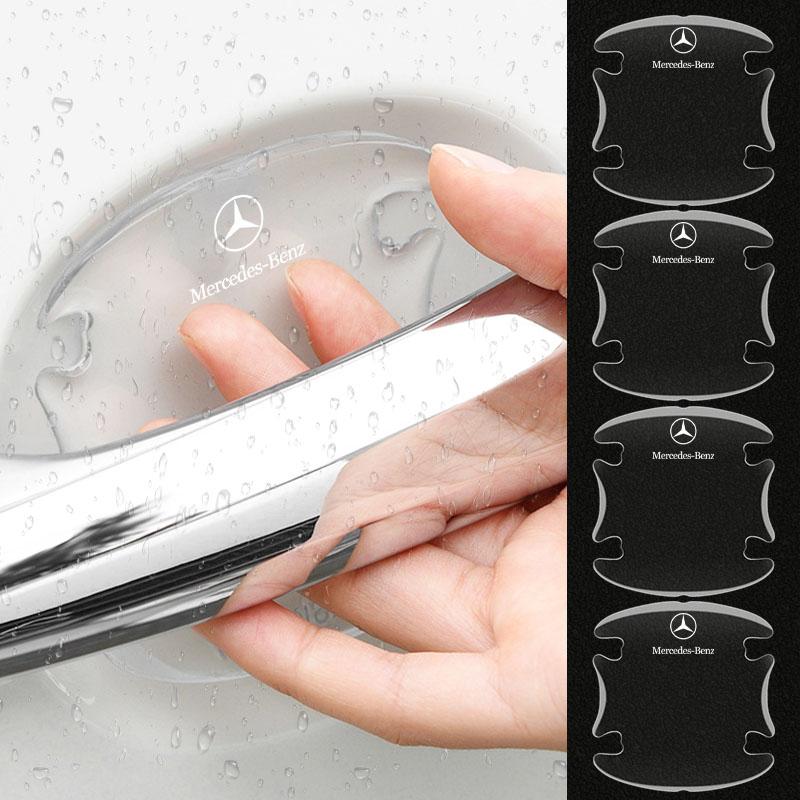 Car Door Transparent Strip Rearview Mirror Anti-Collision Protection Strip Stickers For Mercedes Benz W205 W177 W212 W213 W221