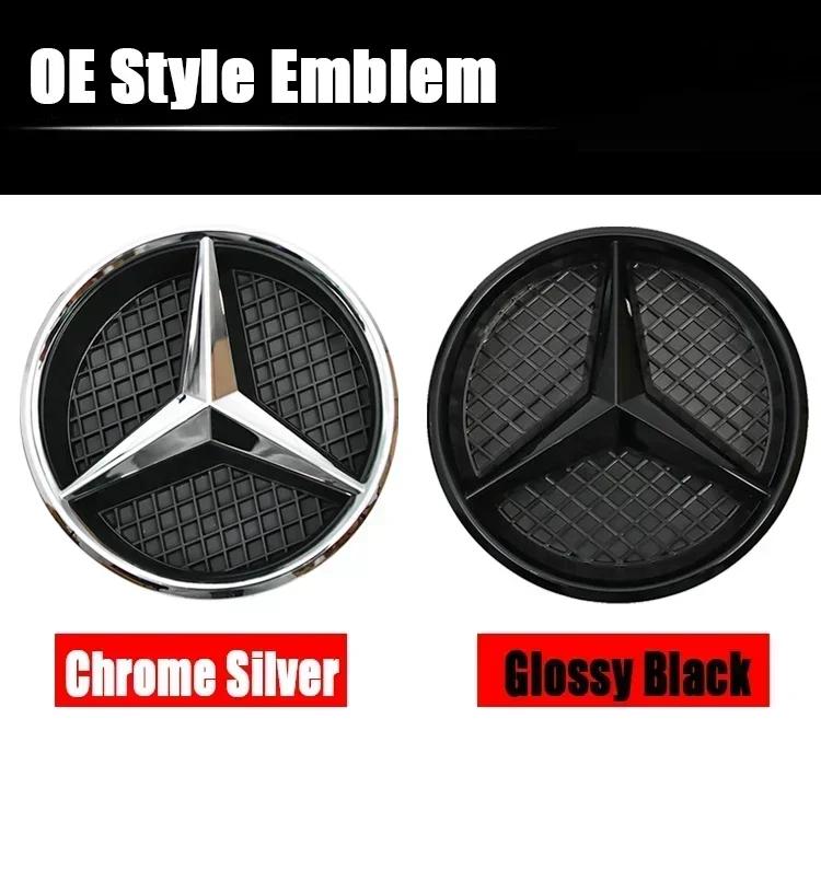 2025 Hot New 2025 For Mercedes Benz Illuminated Star Badge Car Front Grill LED Emblem Light For Mercedes Benz GL X166 W205 W117