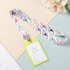 Heart Neck Strap ID Card Mobile Phone Strap Hang Rope Badge Holder Lanyard