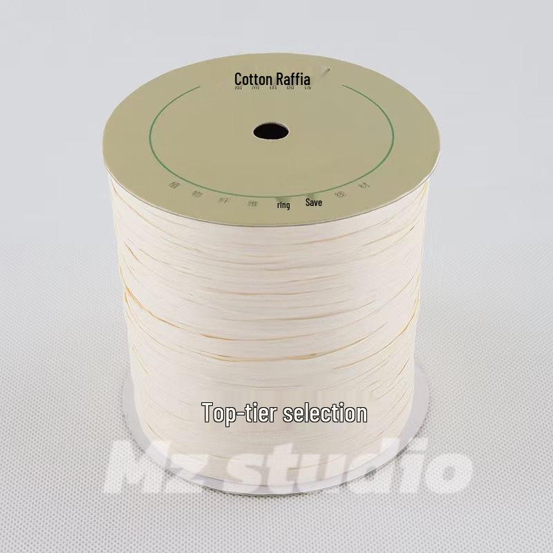 250 м Рафия Хлопок Солома Рулон для DIY: Шляпы и сумки ручной работы, бесплатная доставка