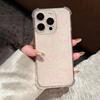 Love Heart Phone Case For iPhone 17 Pro Case iPhone 15 13 11 12 14 16 Pro Max 17 Air Soft Bling Glitter Transparent Cover Coque