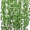 Искусственный зеленый лист плюща ротанг лианы листья виноградная лоза подвесная гирлянда своими руками искусственные цветы растения для сада свадьба вечеринка домашний декор