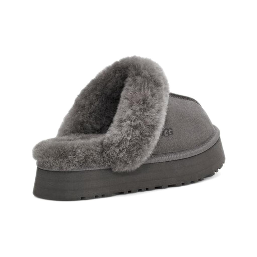 (WMNS) UGG Disquette Fluff Gray Slippers Women's 1122550-CHRC
