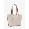 Michael Kors Carson Center Zip Ew Tote Large   Mk Signature 35r6g2zt3b150 Vanilla