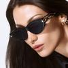 Модные солнцезащитные очки Треугольные солнцезащитные очки кошачий глаз