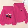 Kids Zipper Style Coat Fashion Animation Film Sweatshirt Clothing Boys Girl 3-12 Yrs Hoodie Long-Sleeved Casual Charming Clothes