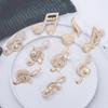 Fashion Creative Musical Note Corsage Light Luxury Brooch Pin Full Rhinestone Clothing Accessories For Women Suit Shiny Jewelry
