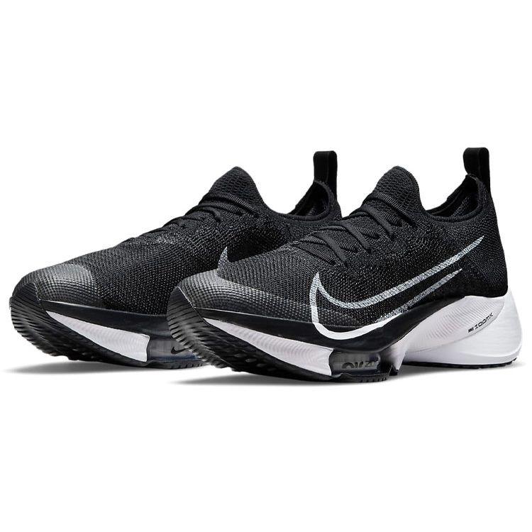 Nike Air Zoom Tempo NEXT% Flyknit Черно-белые женские кроссовки Антрацит Чистая платина CI9924-003