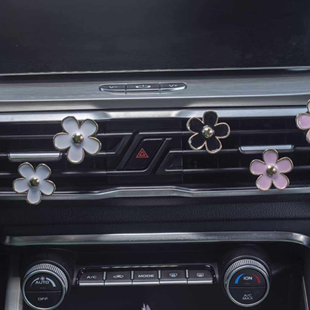 J-ouuo Car Air Conditioner Vent Vent Clip, , Flower Shape, Clip, Flower Aromatherapy