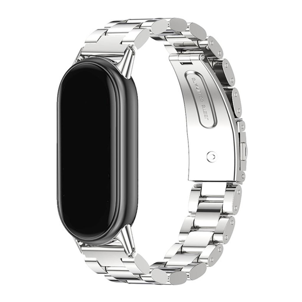 Ремешок для Mi Band 9 для браслета Mi Band 8 Для браслета Xiao mi Band 8 Ремешок для часов из нержавеющей стали для Mi Band 7 6 5 3 4 Металлический ремешок