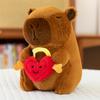Cute Capybara Plush Toy Claw Catching Machine Doll Love Guinea Pig Wedding Sprinkle Event Gift Cards