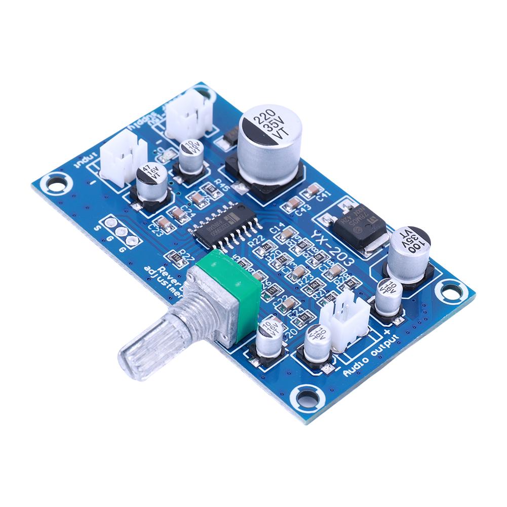 PT2399 Microphone Reverberation Board DC6-15V M65831 Microphone Amplifier Module DC Single Power Supply Microphone Reverb Plate