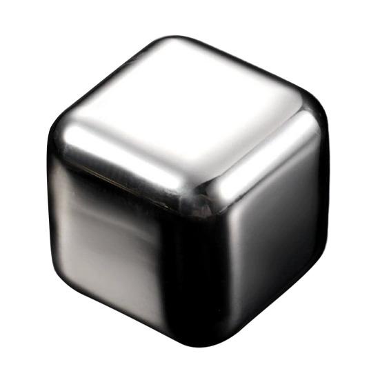 Камни для виски из нержавеющей стали Многоразовые охладители для напитков Не разбавляют и можно мыть в посудомоечной машине Металлические кубики льда для виски Охладитель для вина Инструмент для бара