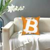 Чехол для подушки Bitcoin Crypto Cryptocurrency Подушка из полиэстера Ethereum Btc Blockchain Чехлы для подушек на заказ