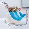 Cute Animal Flower Pot Succulent Pot Ceramics Planter Home Decor Desktop Ornaments Bonsai Plant Pot Garden Decoration