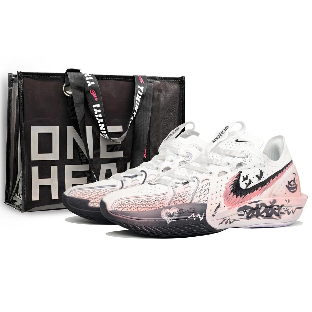 Nike ГТ. Кроссовки для баскетбола с низким верхом Cut 3 Cushioning Rebound Cushioning Rebound, унисекс, энергичный розовый DV2918-102(Команда400-)