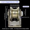 V/U Groove Wheel 1.2/2/2.5" Wheel Sliding Gate Casters Heavy Duty Rigid Roller For Rolling Gate