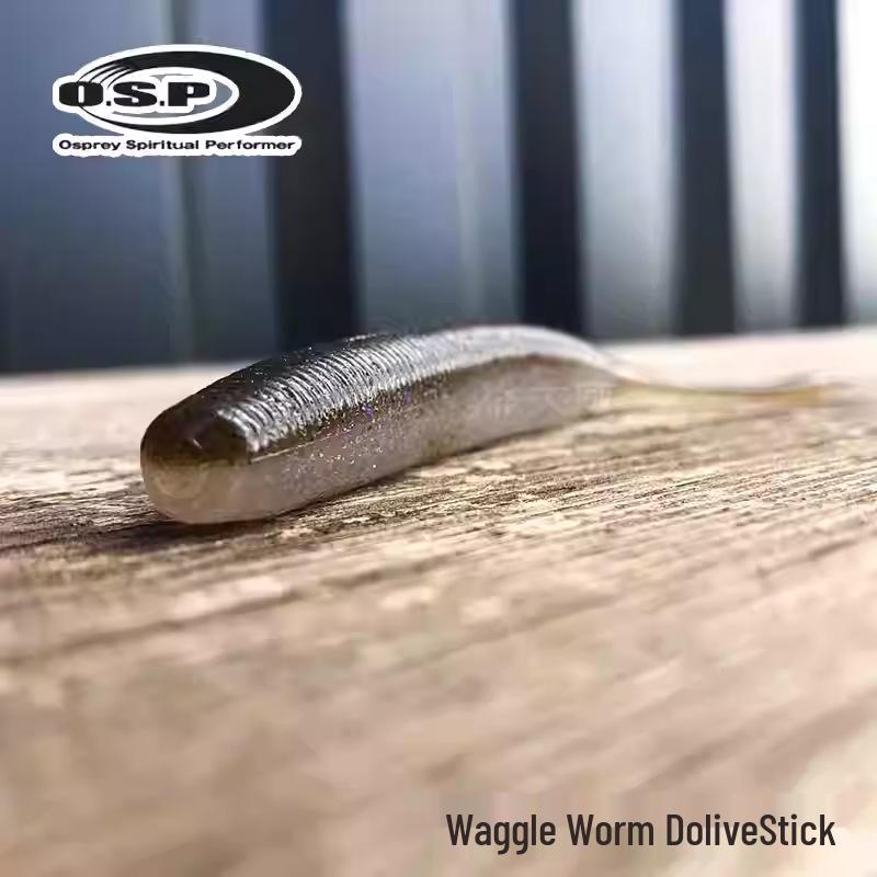 Японская OSP червь Wiggle Tail DoliveStick для окуня и басса