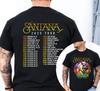 Футболка Santana Oneness 2026 Tour, двухсторонняя, для концертного наряда, все размеры